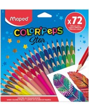 Комплект цветни моливи Maped Color Peps - 72 цвята  -1
